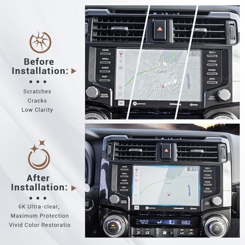 2020 2021 2022 2023 4 Runner Screen Protector for Toyota 4Runner (SR5, SR5 Premium, TRD Sport, TRD Off-Road, Limited, TRD Pro) 8" Entertainment Screen Saver for 2023 Toyota 4Runner Accessories