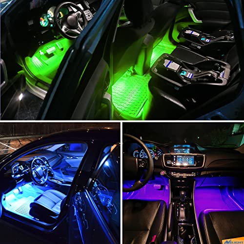 Nilight RGB LED Car Interior Stripe Light with APP Control Multicolor Music Sync Mode Waterproof Car Under-Glow Lighting Lamp Kits Universal Cars Truck ATV UTV - color: APP RGB Lights