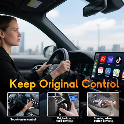 Wireless Adapter Compatible with CarPlay & Android Auto for Cars 2016-2026