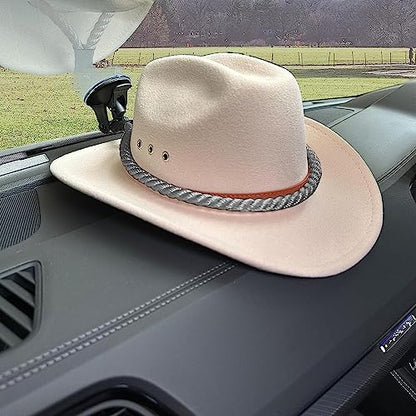 Hat Mounts, Cowboy Hat Mounts for Your Vehicle, Cowboy Hat Holder Rack for Truck SUV Car, Cowboy Hat Rack with Suction Cup, Cowboy Hat Hanger for Car and Home(Gray) - color: Gray