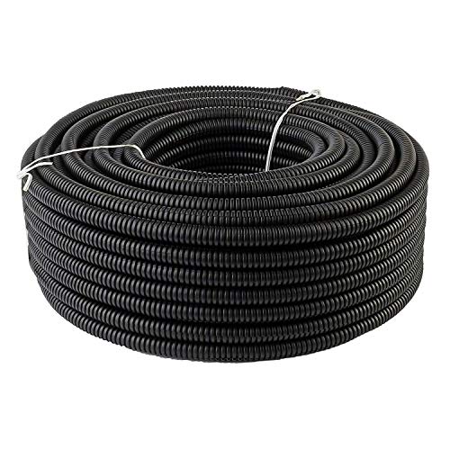 10 Feet 3/8" 9mm Split Wire Loom Conduit Polyethylene Tubing Black Color Sleeve Tube - color: 3/8" (9mm), size: 10 Ft