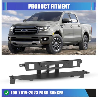 Nixon Offroad Winch Plate for 2019-2023 Ford Ranger, - style: winch plate 102