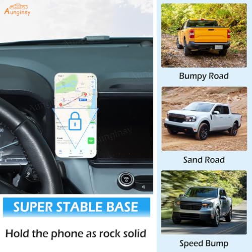 Car Vacuum Magnetic Suction Phone Holder Compatible with Ford Maverick 2022-2025 Hands-Free Suction Cup Mobile Phone Mount Multimedia Display Left Side Panel Cell Phones Bracket Rotatable Accessories - style: Style E