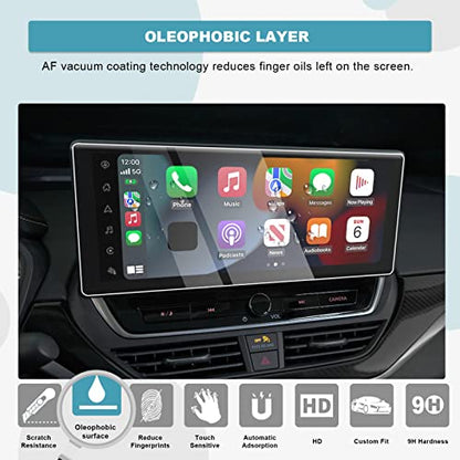 CDEFG 2024 Altima Screen Protector for 2024-2025 Nissan Altima(SL/SR/SV/SR/VC-Turbo)/ 2024 2025 Nissan Rogue(SL/Platinum) 12.3-In Tempered Glass - color: 2023 Altima 12.3-in Display