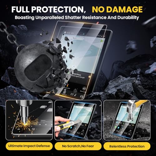 Karltys Screen Protector for 2025 2026 Volvo XC90/Hybrid & 2026 XC60/Hybrid 11.2 Inch [No Glare & Fingerprint] Tempered Glass Volvo XC90/XC60 Accessories - size: 11.2"Volvo XC90 2025 2026