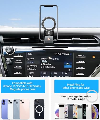 Magnetism Car Phone Holder for Toyota Camry 2018 2019 2020 Accessories - size: fit for 2018-2020 Toyota Camry