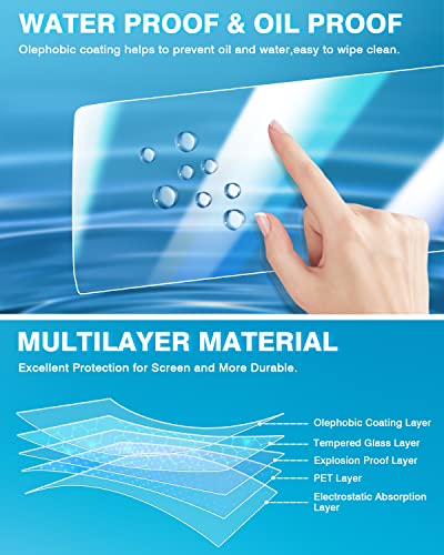 Karltys [Upgrade 2 Pack Screen Protector for 2026~2023 Mazda CX-50/CX50 10.25 Inch [No Glare & Fingerprint] Tempered Glass 2023~2026 Mazda CX-50/CX50 Accessories - size: 10.25 Inch 2023~2025 Mazda CX-50/CX50