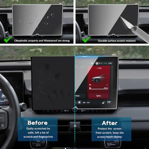 INTGET Screen Protector for 2026 Toyota RAV4 Accessories XSE Limited GR Sport 10.5-inch Navigation GPS Dashboard Tempered Glass HD Center Touch Screen Protective Display (10.5inch RAV4 2026) - size: 10.5inch RAV4 2026