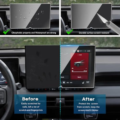 INTGET Screen Protector for 2026 Toyota RAV4 Accessories XSE Limited GR Sport 10.5-inch Navigation GPS Dashboard Tempered Glass HD Center Touch Screen Protective Display (10.5inch RAV4 2026) - size: 10.5inch RAV4 2026