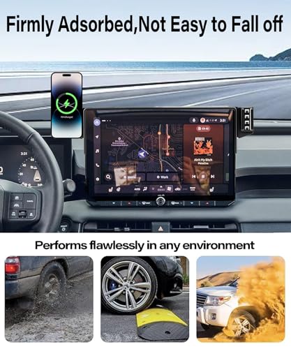 Car Phone Mount for 2026 Toyota RAV4/RAV4 Hybrid 12.9" Screen Accessories - size: fit for 2026 Toyota RAV4 (12.9 Inch Screen)