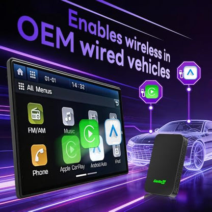 CarlinKit 5.0 Wireless CarPlay Adapter for Android Auto 2AIR