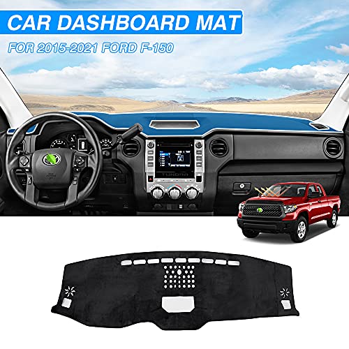 Cartist Custom Fit for Dash Cover Toyota Tundra 2014 2015 2016 2017 2018 2019 2020 2021 Dashboard Cover Mat Non-Slip Pad Carpet Sunshield Protector - size: 14-21 Tundra(Black)