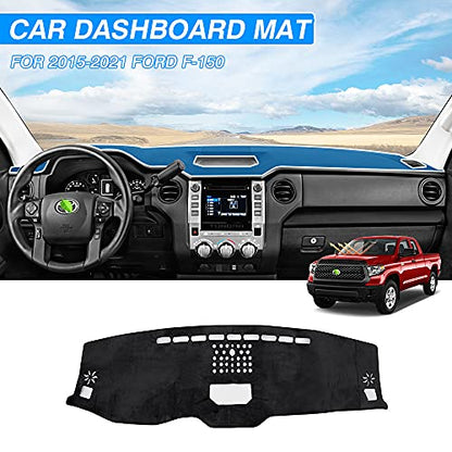 Cartist Custom Fit for Dash Cover Toyota Tundra 2014 2015 2016 2017 2018 2019 2020 2021 Dashboard Cover Mat Non-Slip Pad Carpet Sunshield Protector - size: 14-21 Tundra(Black)
