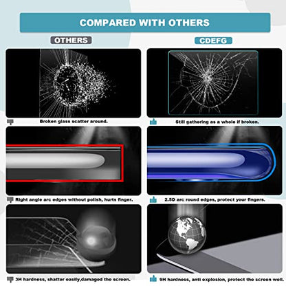 CDEFG 2024 Altima Screen Protector for 2024-2025 Nissan Altima(SL/SR/SV/SR/VC-Turbo)/ 2024 2025 Nissan Rogue(SL/Platinum) 12.3-In Tempered Glass - color: 2023 Altima 12.3-in Display