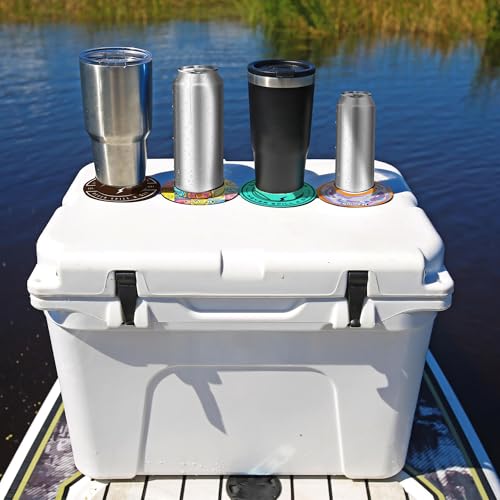 Lil Sucker Suction Cup Holder – Universal Drink Holder for Paddle Board, Kayak, ATV & Boat – Clip-On Coffee, Anti-Spill - Never Spill a Sip Pack of 2 - color: Never Spill a Sip