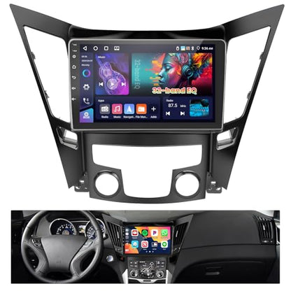 Car Stereo for Hyundai Sonata 2010-2015 Wireless CarPlay Android Auto - style: 4-Core 4+64G+EQ