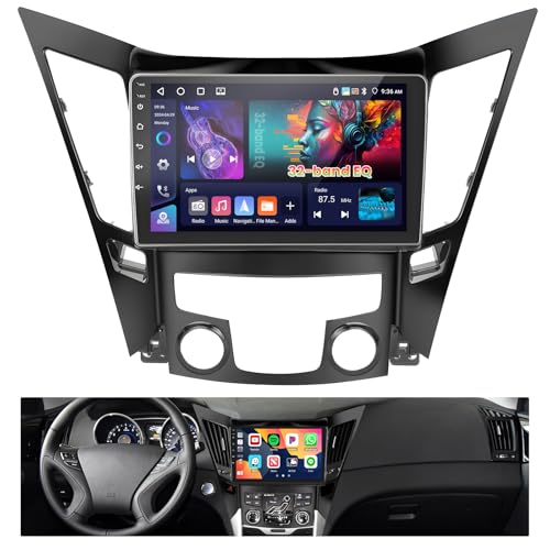 Car Stereo for Hyundai Sonata 2010-2015 Wireless CarPlay Android Auto - style: 4-Core 4+64G+EQ