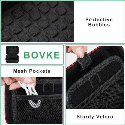 BOVKE GPS Case for 5-5.5" inch Garmin GPS Navigator and Accessories, Black - color: Black+Black