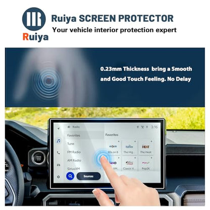 Ruiya Screen Protector for Toyota Tacoma 14" Display Touchscreen Plastic Nano Films Compatible with 2024 2025 2026 Toyota Tacoma Accessories(2Packs) - color: 2024+ Toyota Tacoma 14" Nano