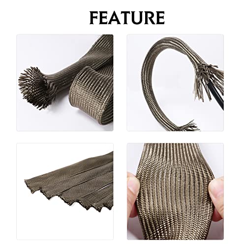 Automotive Wire Hose Heat Shield Sleeve Roll 1-3/16'' - 20ft - size: 1-3/16'' - 20ft