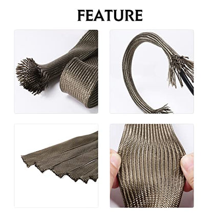 Automotive Wire Hose Heat Shield Sleeve Roll 1-3/16'' - 20ft - size: 1-3/16'' - 20ft