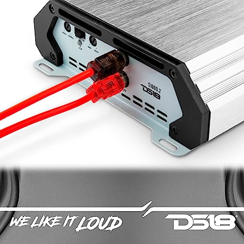 DS18 R6 Ultra Flex RCA Male to 2-Male RCA Cable, Y Splitter Design, (6 Feet) - size: 6 Feet