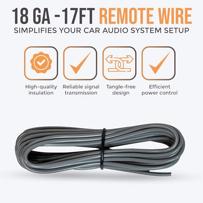 Elite Audio 0 Gauge 5-Channel Amplifier Wiring Kit, 3600W CCA Amp Install Kit – EA-PRMK0-5CH - size: 0 Gauge (5-Channel)