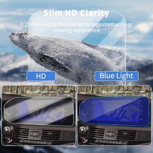 Screen Protector for 2021-2025 Lexus LS 500h 12.3-Inch Tempered Glass HD - color: For 21-25 LS 12.3 Inch HD