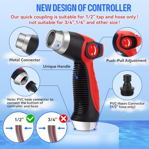 Car Wash Foam Gun/Hose Sprayer, 16 IN 1 Foam Cannon for Car/Garden Cleaning - style: 16 IN 1 Car Wash Foam Gun