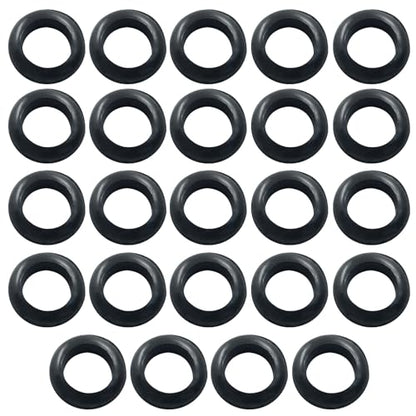 24 Pcs Rubber Grommet, 3/4" ID 7/8" Hole, Black - color: Black, size: 20mm (3/4 inch)-24pcs