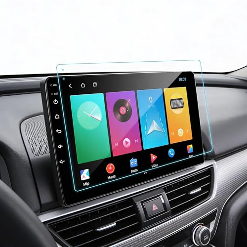 Car Screen Protector, Anti Fingerprint Dash Protector 9 Inch Tempered Glass Film for Daily Commute Road Trips Family SUV Truck Drivers - size: 9 Inch