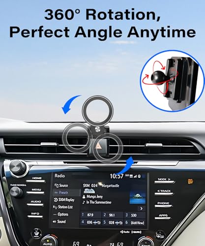 Magnetism Car Phone Holder for Toyota Camry 2018 2019 2020 Accessories - size: fit for 2018-2020 Toyota Camry
