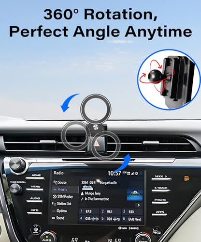 Magnetism Car Phone Holder for Toyota Camry 2018 2019 2020 Accessories - size: fit for 2018-2020 Toyota Camry