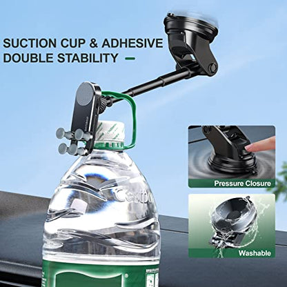 Z Fold 7 Car Mount Accessories, Gravity Linkage, Suction Cup - color: Black-D