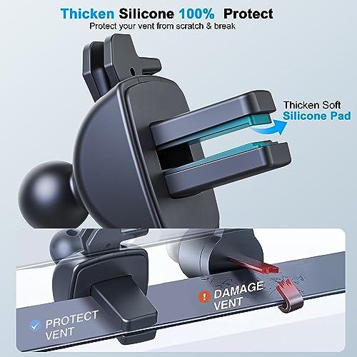 Car Vent Phone Mount - Magnetic Phone Holder for Car, Very Strong Magnet, Upgrade Twist Lock AC Mount, Compatible with MagSafe, iPhone, Galaxy, Pixel & Other Smartphones, 360 Adjustable - color: Twist Lock