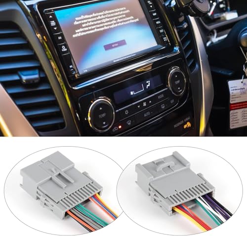RED WOLF Car Stereo Radio Wiring Harness Connector Adapter Compatible with Select Buick CX Cadillac Escalade Pontiac Isuzu 2000-2010 Install Aftermarket CD Player Receiver