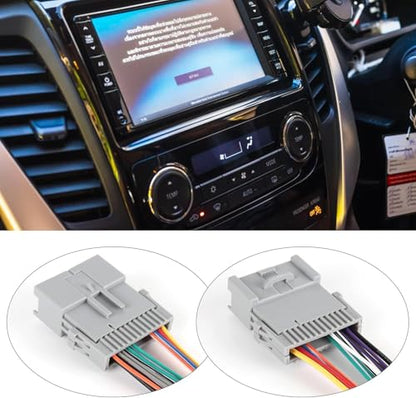 RED WOLF Car Stereo Radio Wiring Harness Connector Adapter Compatible with Select Buick CX Cadillac Escalade Pontiac Isuzu 2000-2010 Install Aftermarket CD Player Receiver