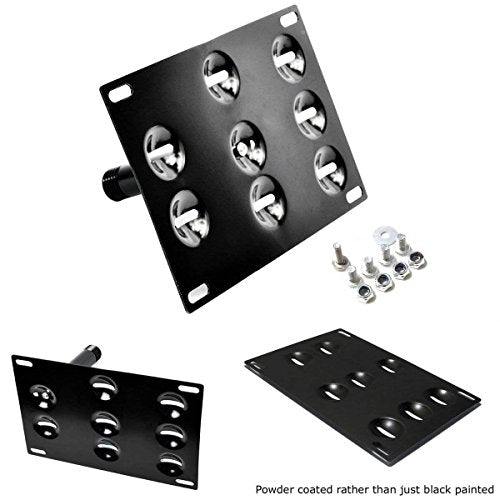 iJDMTOY Tow Hook License Plate Mounting Kit for Toyota 2000-2007 MR-2 Gen3