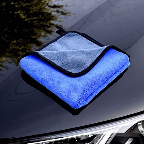 Kemes Microfiber Towels for Cars 3 Pieces 500 GSM polishing Cleaning Home, car and Motorbike - 12 x 12 Inches (30x30cm)