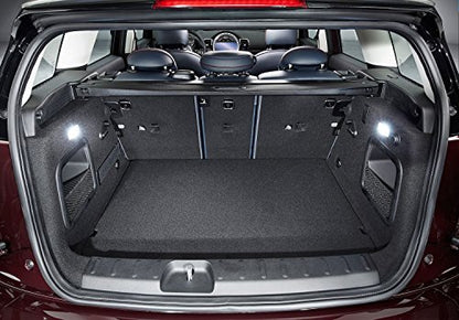 iJDMTOY Full LED Trunk Cargo Area Lamp Compatible With 2014/15-up 3rd Gen MINI Cooper F55 F56, OEM Replacement, Powered by 24-SMD Xenon White Lights & CAN-bus Error Free
