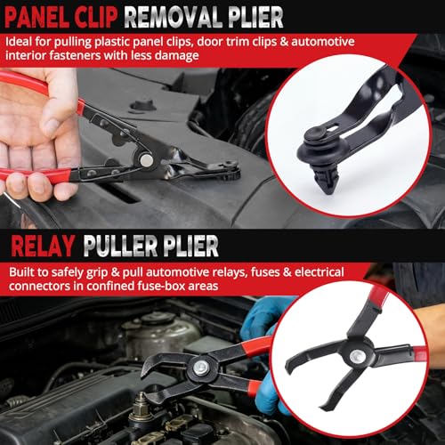 10PCS Fuel Line Disconnect Tool Set with Storage Bag - color: 10pcs