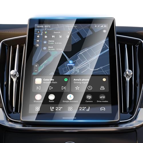 Karltys Screen Protector for 2025 2026 Volvo XC90/Hybrid & 2026 XC60/Hybrid 11.2 Inch [No Glare & Fingerprint] Tempered Glass Volvo XC90/XC60 Accessories - size: 11.2"Volvo XC90 2025 2026