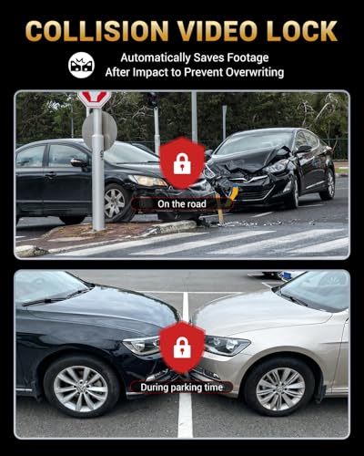 2.5K+1K Dual Dash Cam Front and Inside with GPS WiFi, 32GB Card, 24Hr Park - style: 2 front and inside
