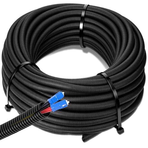 Sasylvia 3/4" X 100ft Split Wire Loom Tubing, Cord Protector - size: 3/4" X 100ft