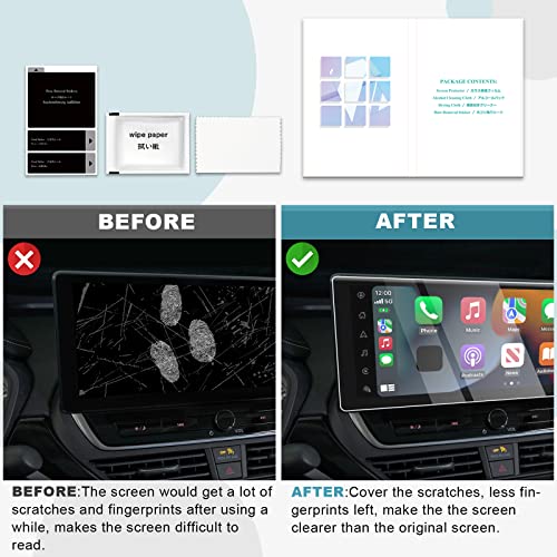 CDEFG 2024 Altima Screen Protector for 2024-2025 Nissan Altima(SL/SR/SV/SR/VC-Turbo)/ 2024 2025 Nissan Rogue(SL/Platinum) 12.3-In Tempered Glass - color: 2023 Altima 12.3-in Display