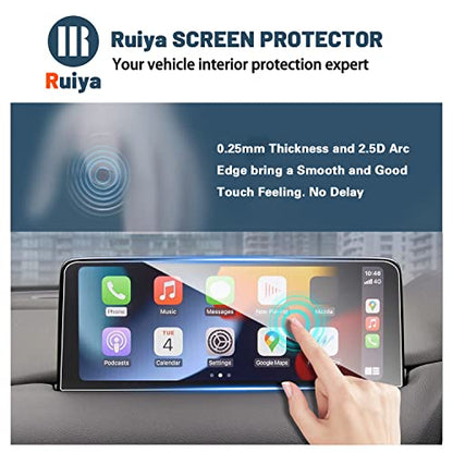 Ruiya 2025 CX5 Screen Protector for Mazda CX5 2025 Accessories 9HD Anti-glare Scratch Tempered Glass Compatible with 2021 2022 2023 2024 2025 Mazda CX5(10.25") - color: 2021-2025 Mazda CX5 10.25-inch