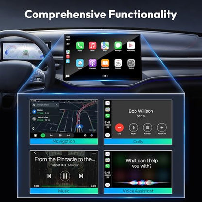 Basesailor Wireless CarPlay and Android Auto Adapter,2-in-1 2024 New Upgraded Bluetooth Car Play Dongle for Convert Factory Wired to Wireless,Fit for Cars from 2015,Apple iPhone iOS 10+,Andriod 11+