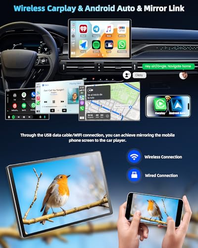11.5" Incell Android 15 4+64G Touchscreen for Dodge Grand Caravan 2008-2020/Chrysler Town/Country 2011-2016 Car Stereo with Carplay Android Auto GPS 5G-WiFi Bluetooth EQ FM/RDS Backup Cam SWC+Canbus - color: P1-4+64G 11.5INCH