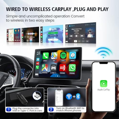 Carlinkit MINI SE Wireless CarPlay Adapter (Color Black)