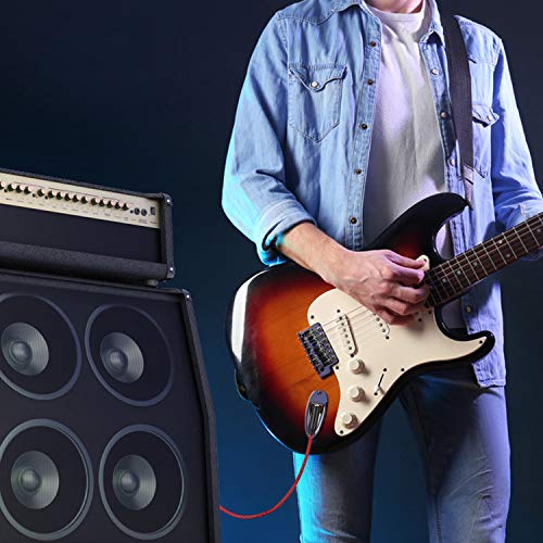 6.35 Male to Female 3.5 Headphones Adapter, TRS 1/4 to 3.5mm Stereo Cord for Amplifiers, Guitar Amp, Piano, Home Theater Devices, or Mixing Console (3Ft/1M) - size: 3Ft/1M